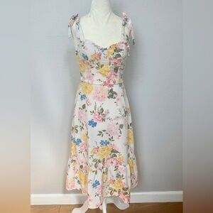 Lily Rose White Floral Dress XS